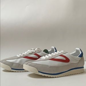 Blue, Red, and White TRETORN sneakers